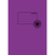 Heftumschlag, A5, 100% Altpapier, 15,2 cm x 21,2 cm, violett