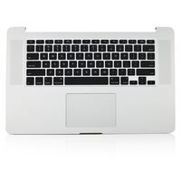 Apple Macbook Pro 15.4 Retina A1398 Mid2012-Early2013 Topcase with Keyboard with Trackpad and Battery Assembly - US Layout Einbau Tastatur