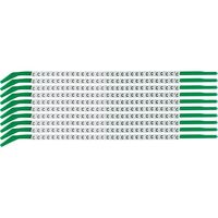 Clip Sleeve Wire Markers SCN-09-C, Black, White, Nylon, 300 pc(s), Germany Kabelmarkierungen
