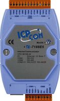 ICP CON, 4xRS232+1xRS485 I-7188E5-485, ETHERNET EMB. C I-7188E5-485 CR Interfacekaarten / adapters