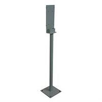 Mounting component (mounting post) - for telephone - grey