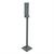 Mounting component (mounting post) - for telephone - grey