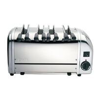 Dualit 4 Slice Sandwich Toaster in Stainless Made of Stainless Steel 2.7kW