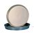 Black Iron Pizza Pan for Deck and Conveyor Ovens - Robust Steel - 7" Diameter