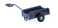 fetra® Handwagen, Ladefläche 1145 x 545 mm, Siebdruckplatte, 4 Wände, Lufträder