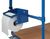 fetra® Papierrollenhalter als Anbausatz für Leichte Tischwagen 800 mm breit