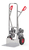 fetra® Alu-Treppenkarre, Schaufel 300 x 480 mm, Höhe 1300 mm, Lufträder und 5-Rad-Stern