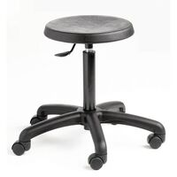 Industrial stool with castors