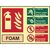 Fire Extinguisher Composite Foam Sign