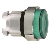 Frontelement für Leuchtdrucktaster ZB4, tastend, grün, Ø 22 mm