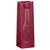 Shopper portabottiglie - con manici in corda - 12 x 37 x 9 cm - rosso - Rex Sadoch