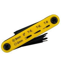 Universal Foldaway Toolset Yellow/Black