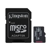 Kingston Industrial Temperature 64GB microSDHC U3 V30 A1 + adapter