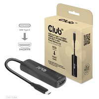 USB Gen2 Type-C to HDMI�+� 8K60Hz or 4K120Hz HDR10+ with DSC1.2 with Power Deliv