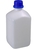 2500ml Narrow mouth square bottles HDPE with tamper-evident screw cap
