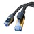 Szybki kabel sieciowy LAN RJ45 cat.7 10Gbps plecionka 10m czarny