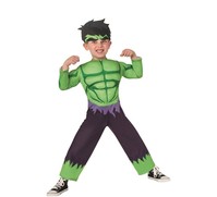 Disfraz de Forzudo Verde para niño 7-9A