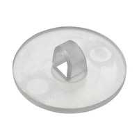 Adhesive Hook / Ceiling Hook / Adhesive Pad, transparent with eyelet