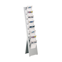 Leaflet Holder / Floor Brochure Stand / Multi-Section Display / Leaflet Stand "V1"