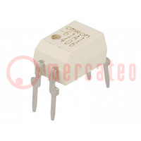Relay: solid state; SPST-NO; Icntrl: 25mA; 500mA; max.60VAC; THT