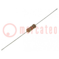 Resistor: carbon film; THT; 120Ω; 2W; ±5%; Ø4.2x11mm; axial