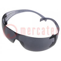 Safety spectacles; Lens: gray; Classes: 1; 18g