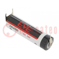Bateria: litowa; 3,6V; AA; 2700mAh; nieładowalna; Ø14,5x50,5mm