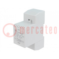 Transformer: mains; 10VA; 230VAC; 24V; Leads: terminal block; IP30