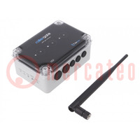 Gate controller; mounting holes; 230VAC; IP44; -20÷50°C; 2.4GHz