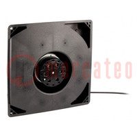 Ventilátor: AC; blower; 230VAC; 220x220x56,2mm; 198m3/h; 63dBA