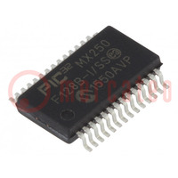 IC: PIC mikrokontroller; 128kB; 2,3÷3,6VDC; SMD; SSOP28; PIC32