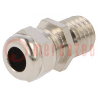 Cable gland; with long thread; M10; 1.5; IP68; brass; HSK-MINI