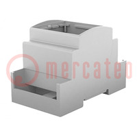 Enclosure: for DIN rail mounting; Y: 90.5mm; X: 53.5mm; Z: 62mm
