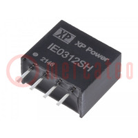 Converter: DC/DC; 1W; Uin: 3.3V; Uout: 12VDC; Iout: 84mA; SIP; THT; IE