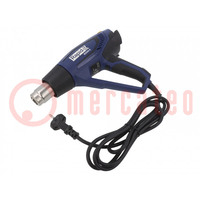 Electric hot shrink gun; 2.2kW; 250l/min,500l/min; Plug: EU