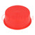Plugs; Body: red; Out.diam: 51.4mm; H: 19mm; Mat: LDPE; push-in; round
