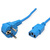ROLINE Câble d'alimentation IEC droit, bleu, 1,8 m