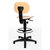 Arbeitsdrehstuhl TOPSTAR FACTORY 100 plus,Sitz + Lehne aus Buchenholz,Gewicht 12 kg,Sitzhöhe 59-84cm