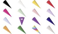 folia Schultüten-Zuschnitt, 6-eckig, 680mm, Regenbogenfarben (57907091)