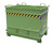 Baustoffcontainer BC 1000 Steinklammer Entriegelung lackiert RAL6011 Resedagrün