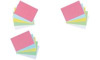 herlitz Karteikarten, DIN A7, liniert, farbig sortiert (10836245)