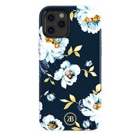 1_Kingxbar Blossom Hülle verziert mit originalen Swarovski-Kristallen iPhone 12 mini mehrfarbig (Gardenia)
