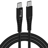 EXTRALINK SMART LIFE USB C CABLE, TRESSE EN NYLON, USB C - USB C 100W FAST CHARGE 3.0 CABLE, JUSQU'À 480 GBPS, 2M USB-C CABLE, C