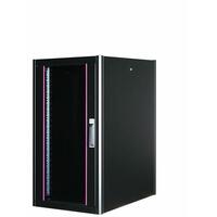 Equip Serverschrank 19" 22U 600x800mm Glastür schwarz