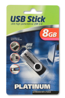 Bestmedia HighSpeed USB Stick Twister 8 GB USB flash meghajtó USB A típus 2.0 Ezüst