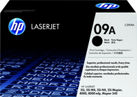 HP 09A Black Original LaserJet Toner Cartridge Tonerkartusche Schwarz