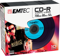 Emtec CD-R Vinyl Look 700 MB 10 db