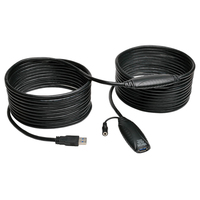 Tripp Lite U330-10M Cable Repetidor de Extensión Activo USB 3.0 SuperSpeed (A M/F), 10 m [33 pies]