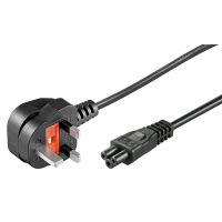 Goobay 96046 power cable Black 1.8 m C5 coupler