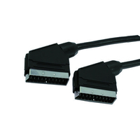 MediaRange MRCS152 cable EUROCONECTOR 1,4 m SCART (21-pin) Negro